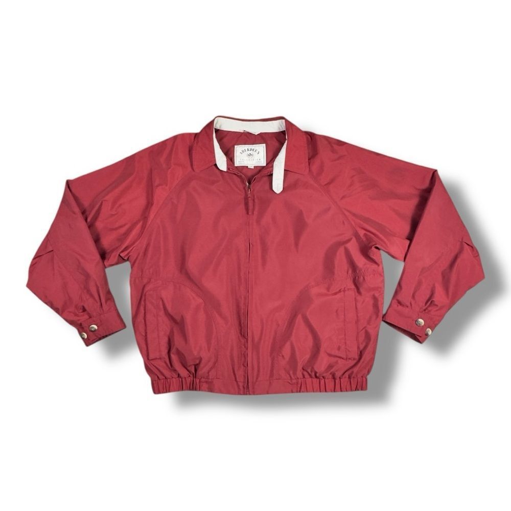 Aberdeen Men’s Red Bomber Jacket Sz L